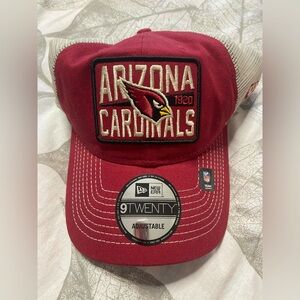 NEW ERA Red Mesh ARIZONA CARDINALS Trucker Cap